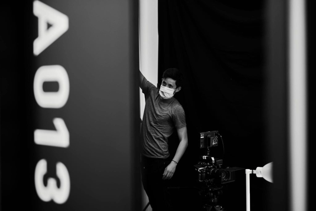 photo en noir et blanc réalisateur